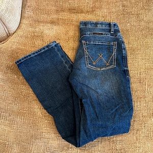 Wrangler Willow Womens Riding Jeans Dark Wash Size 5  x 32